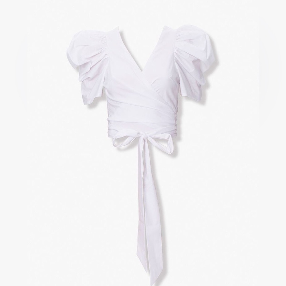 Forever 21 wrap crop top
